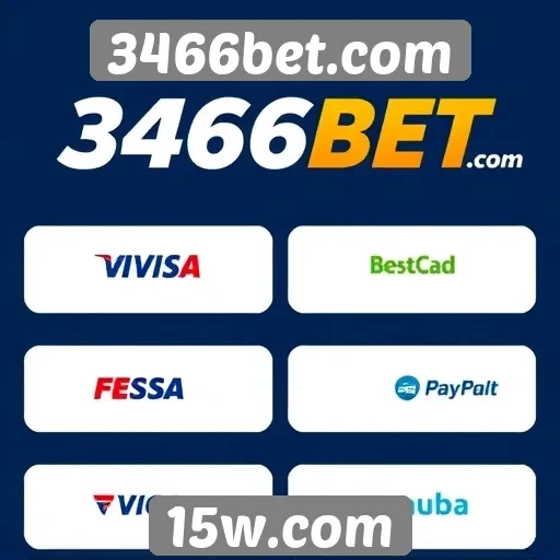 Métodos de pagamento aceitos no 3466bet.com